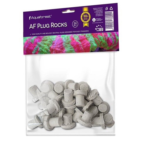 Aquaforest Plus Rocks - podstawki pod koralowce 24szt. Aquaforest Plus Rocks - podstawki pod koralowce 24szt.