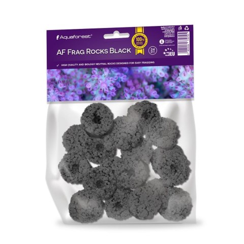 Aquaforest Frags Rocks Black - podstawki pod koralowce Aquaforest Frags Rocks Black - podstawki pod koralowce