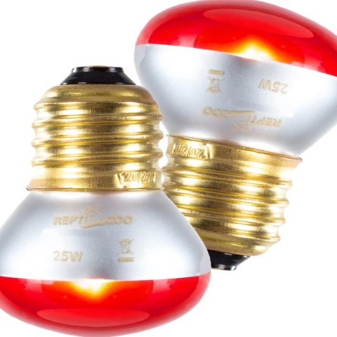 Repti-Zoo Mini Infrared Spot 25W - żarówka grzewcza 2 sztuki Repti-Zoo Mini Infrared Spot 25W - żarówka grzewcza 2 sztuki