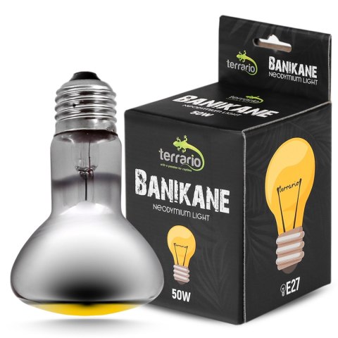 Terrario Banikane Neodymium Light - żarówka grzewcza neodymowa 50W Terrario Banikane Neodymium Light - żarówka grzewcza neodymowa 50W