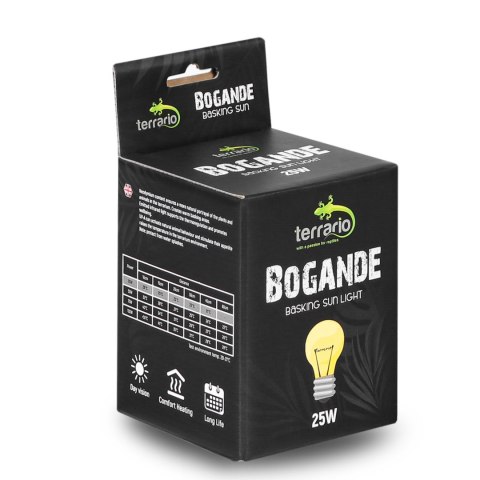Terrario Bogande Basking Sun Light - żarówka grzewcza 25W Terrario Bogande Basking Sun Light - żarówka grzewcza 25W