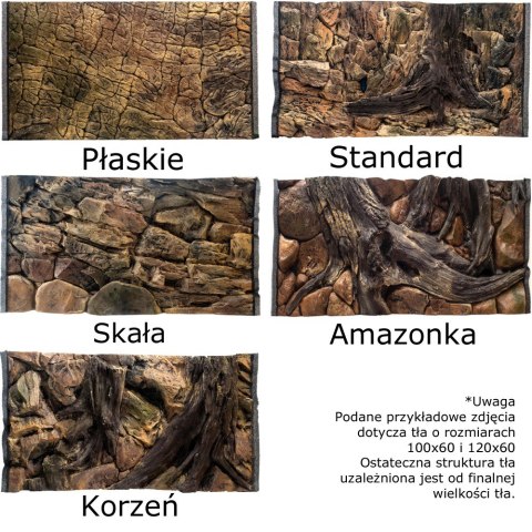 Tło strukturalne 3d do akwarium na wymiar Tło strukturalne 3d do akwarium na wymiar