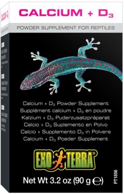 Exo Terra Calcium + D3 - wapno sproszkowane Exo Terra Calcium + D3 - wapno sproszkowane