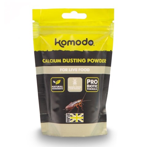 Komodo Calcium Dusting Powder 200g - wapno z witaminą D3 Komodo Calcium Dusting Powder 200g - wapno z witaminą D3