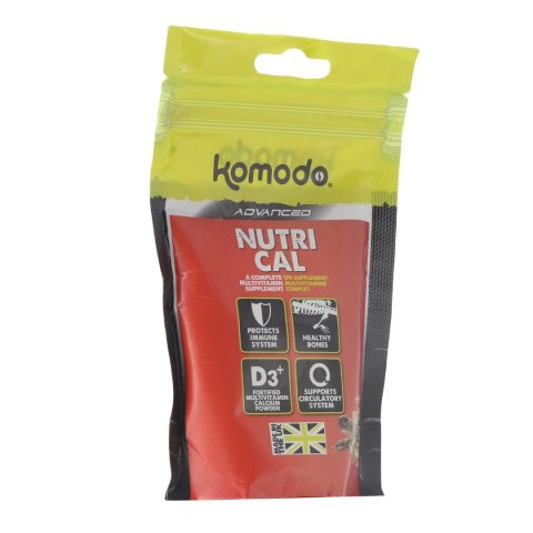 Komodo Nutri-Cal 75g - witaminy i wapno dla żółwi i jaszczurek Komodo Nutri-Cal 75g - witaminy i wapno dla żółwi i jaszczurek