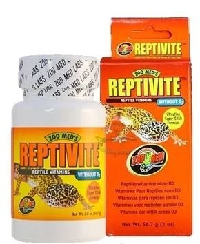 ZOOMED Reptivite 57g - Witaminy dla gadów bez wit. D3 ZOOMED Reptivite 57g - Witaminy dla gadów bez wit. D3