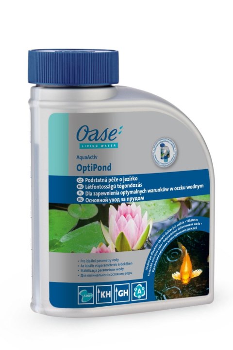 Oase AquaActiv OptiPond 500ml - zapewnia optymalne warunki w oczku wodnym Oase AquaActiv OptiPond 500ml - zapewnia optymalne warunki w oczku wodnym