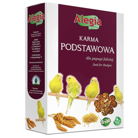 Alegia - karma podstawowa dla papugi falistej 500g Alegia - karma podstawowa dla papugi falistej 500g