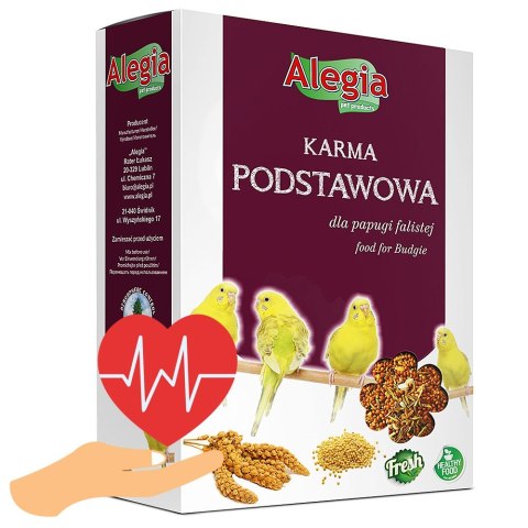 Alegia - karma podstawowa dla papugi falistej 500g Alegia - karma podstawowa dla papugi falistej 500g