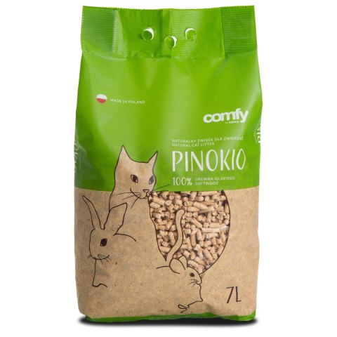 Comfy Pinokio Pellet Drewniany 7l - żwir dla kotów i gryzoni Comfy Pinokio Pellet Drewniany 7l - żwir dla kotów i gryzoni