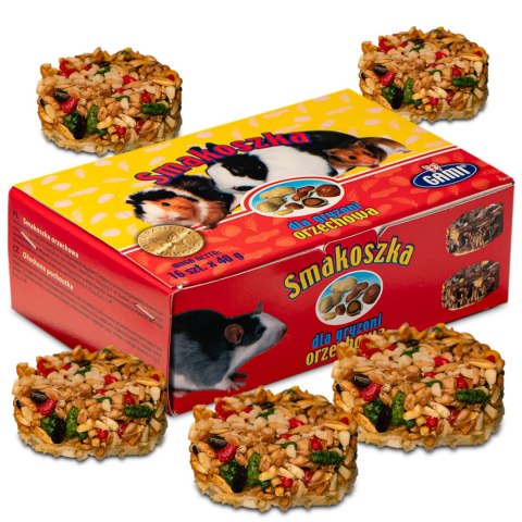 Gami Smakoszka orzechowa - przysmak dla gryzoni BOX Gami Smakoszka orzechowa - przysmak dla gryzoni BOX