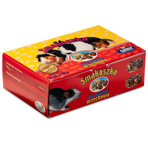 Gami Smakoszka orzechowa - przysmak dla gryzoni BOX Gami Smakoszka orzechowa - przysmak dla gryzoni BOX