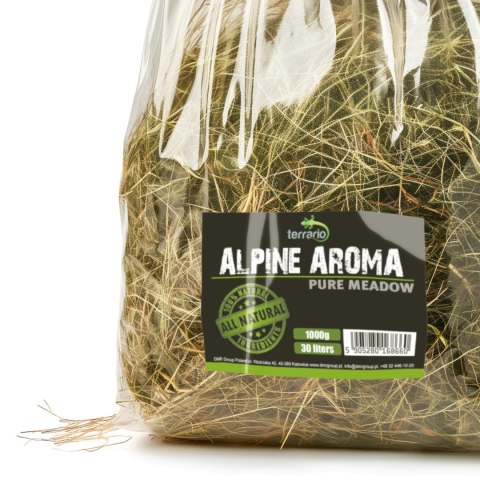 Terrario Alpine Aroma 1000g - sianko dla królików 30l Terrario Alpine Aroma 1000g - sianko dla królików 30l