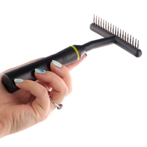 Groom Dog Undercoat Rake Short - profesjonalne zgrzebło dla psa 1cm Groom Dog Undercoat Rake Short - profesjonalne zgrzebło dla psa 1cm