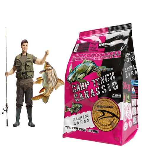 Genlog Carp Tench Carassio Wanilia i Miód - zanęta na ryby 3kg Genlog Carp Tench Carassio Wanilia i Miód - zanęta na ryby 3kg