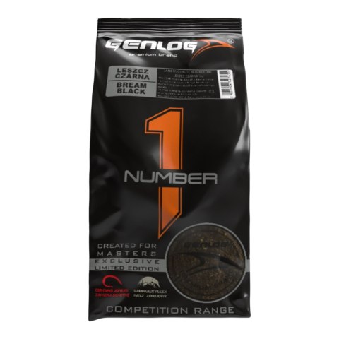 Genlog Number 1 Roach Płoć - zanęta na ryby 1kg Genlog Number 1 Roach Płoć - zanęta na ryby 1kg