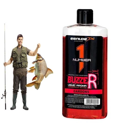 Genlog Buzzer Gardons - płynny dodatek do zanęt 250ml Genlog Buzzer Gardons - płynny dodatek do zanęt 250ml