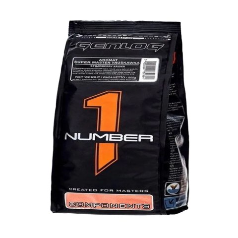 Genlog Components Super Master - dodatek zanętowy truskawka 0,5kg Genlog Components Super Master - dodatek zanętowy truskawka 0,5kg