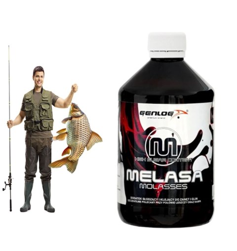 Genlog - melasa naturalna w płynie 500ml Genlog - melasa naturalna w płynie 500ml