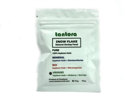 Tantora Snow Flake VEGGIES 10g soja w płatkach śniegu +morwa i moringa Tantora Snow Flake VEGGIES 10g soja w płatkach śniegu +morwa i moringa
