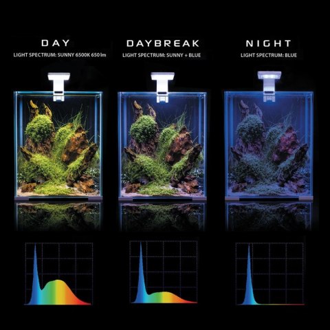 Aquael Shrimp Set 10L Czarny Day/Night 20x20x25cm Aquael Shrimp Set 10L Czarny Day/Night 20x20x25cm