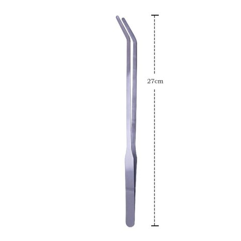 Deep Aqua Pinceta Zagięta Srebrna 27cm Deep Aqua Pinceta Zagięta Srebrna 27cm