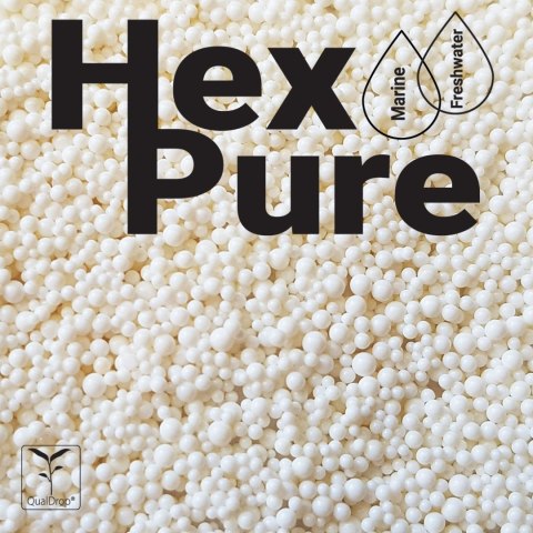 Qualdrop Hexpure 500ml Polimerowy materiał filtracyjny Qualdrop Hexpure 500ml Polimerowy materiał filtracyjny