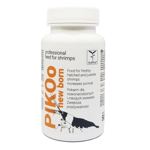 Qualdrop PIKOo New Born 50g pokarm dla nowonarodzonych i młodych krewetek Qualdrop PIKOo New Born 50g pokarm dla nowonarodzonych i młodych krewetek
