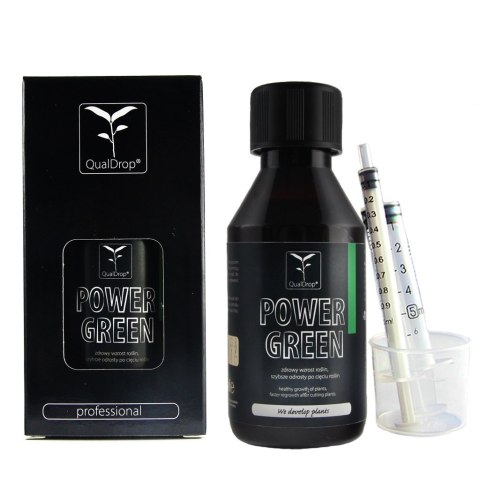 Qualdrop Power Green 125ml Węgiel Organiczny Aminokwasy Qualdrop Power Green 125ml Węgiel Organiczny Aminokwasy