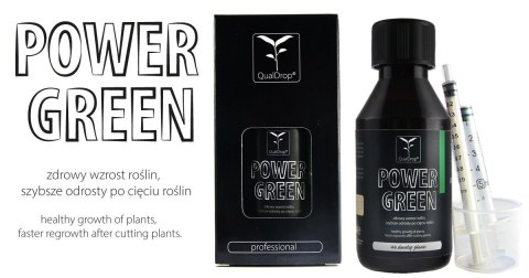 Qualdrop Power Green 125ml Węgiel Organiczny Aminokwasy Qualdrop Power Green 125ml Węgiel Organiczny Aminokwasy
