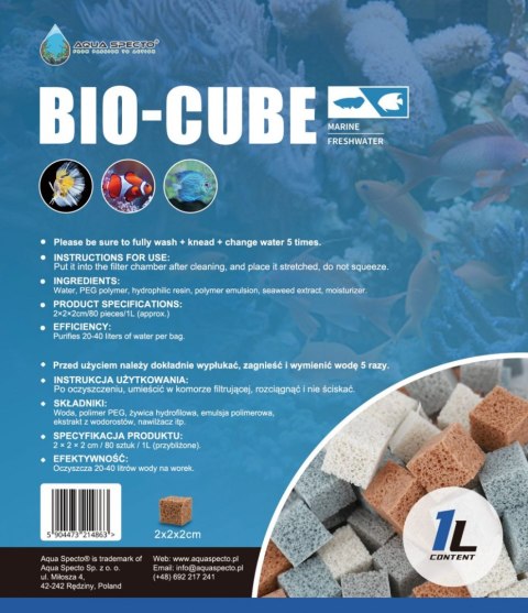 Aqua Specto BIO-CUBE 1L Aqua Specto BIO-CUBE 1L