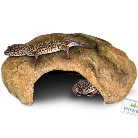 Terrario Gecko Cave M - ozdoba do terrarium 21x17x8 cm