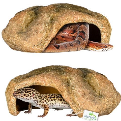 Terrario Gecko Cave M - ozdoba do terrarium 21x17x8 cm