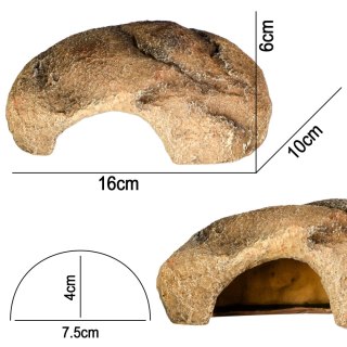 Terrario Gecko Cave S - ozdoba do terrarium 16x10x6cm