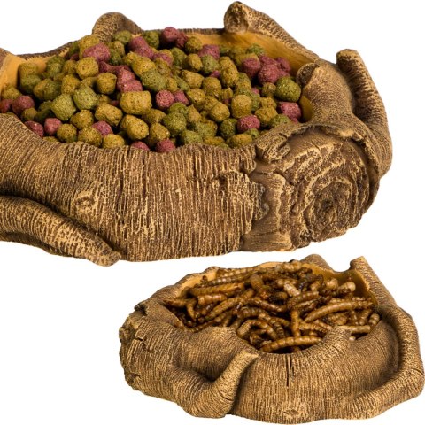 Terrario Rustic Wood Bowl - Miska do Terrarium 12x12x3,5 cm