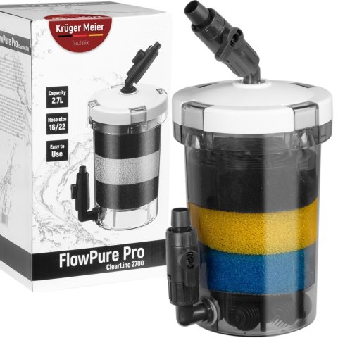 Kruger Meier FlowPure Pro 2700 - prefiltr kubełkowy zewnętrzny 16/22 Kruger Meier FlowPure Pro 2700 - prefiltr kubełkowy zewnętrzny 16/22