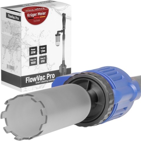 Kruger Meier FlowVac Pro - odmulacz automatyczny z filtrem wody Kruger Meier FlowVac Pro - odmulacz automatyczny z filtrem wody