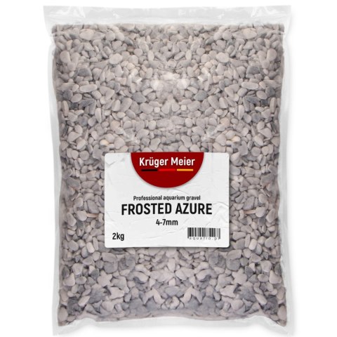 Kruger Meier Frosted Azure 4-7 mm - Żwirek akwarystyczny 2 kg