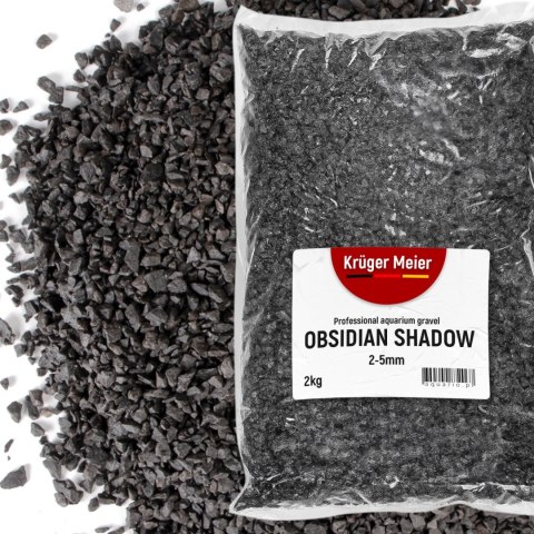 Kruger Meier Obsidian Shadow 2-5 mm - Żwirek akwarystyczny 2 kg