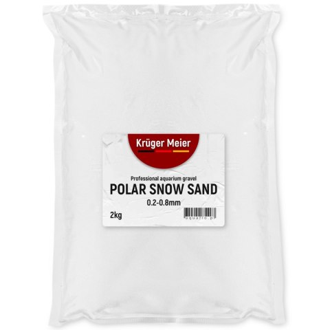 Kruger Meier Polar Snow Sand 0,2-0,8 mm - Piasek do akwarium