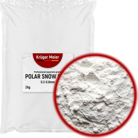 Kruger Meier Polar Snow Sand 0,2-0,8 mm - Piasek do akwarium