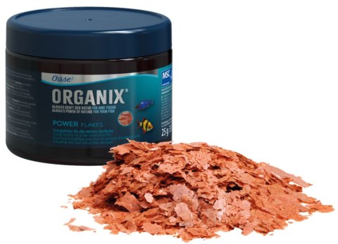Oase Organix Power Flakes 150ml - pokarm płatki dla ryb Oase Organix Power Flakes 150ml - pokarm płatki dla ryb